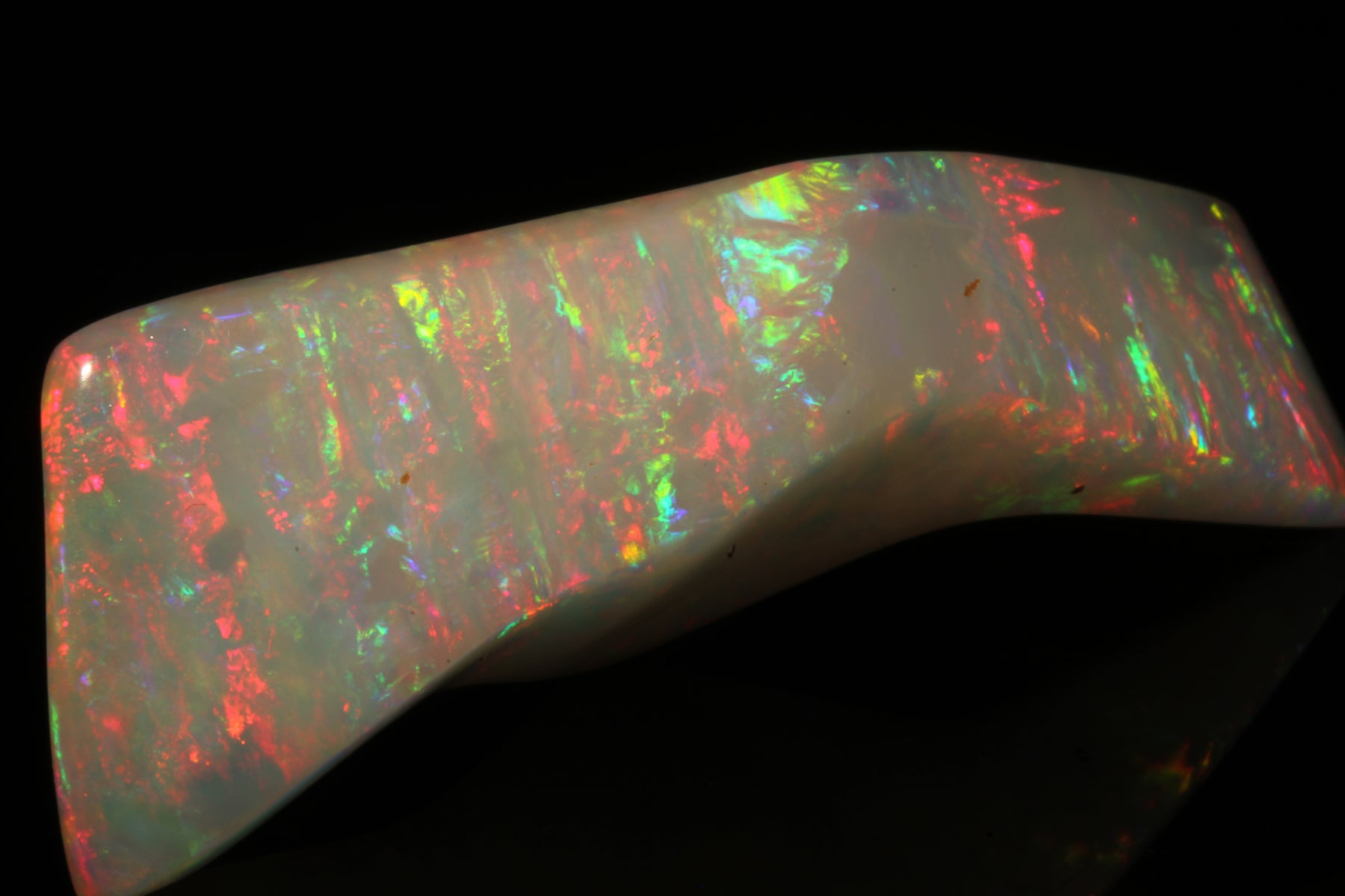 White Brazilian Opal – Free-Form Cut