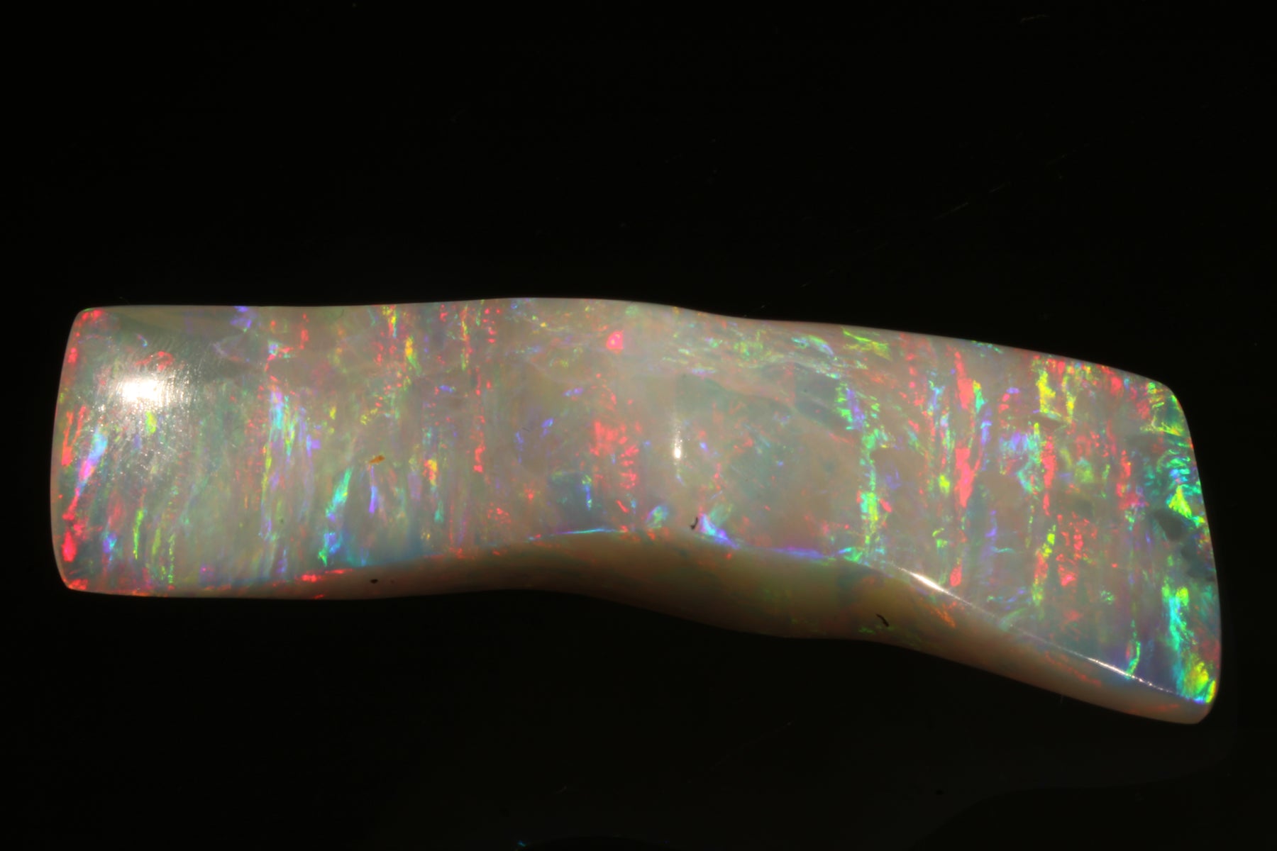White Brazilian Opal – Free-Form Cut