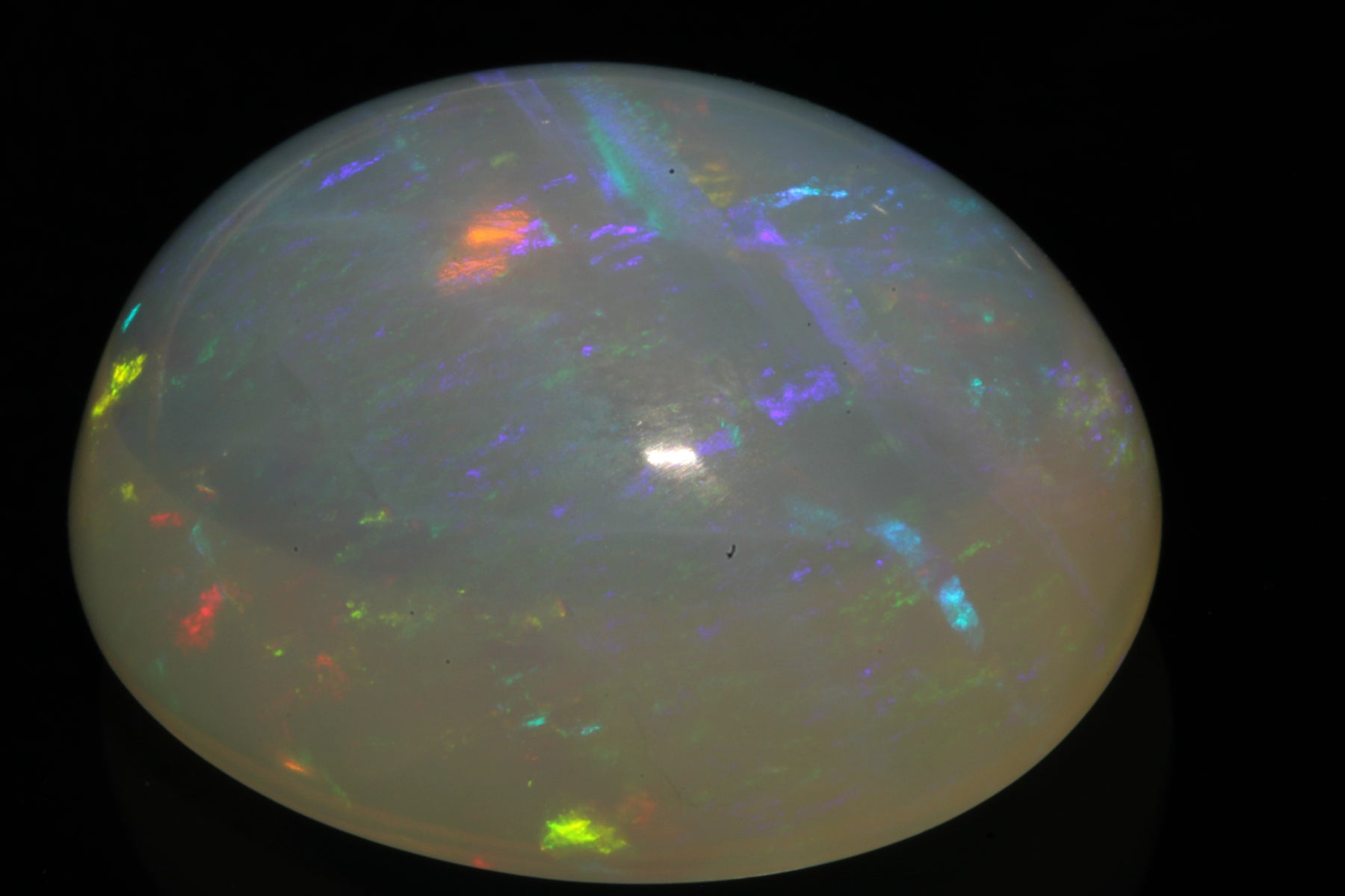 Brazilian Contra Luz Opal – High-Dome Cabochon