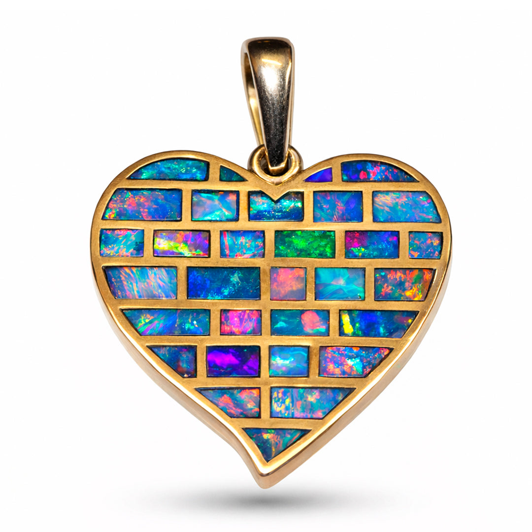 Pingente Coração Opala